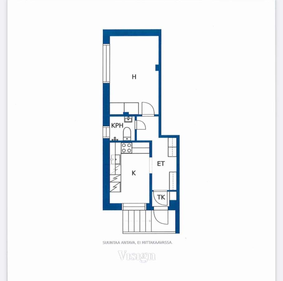 Apartmán Yksioe 1 Km Jokirannasta Foeriltae/ 2 Km Torilta Turku Exteriér fotografie