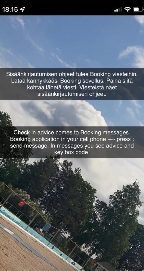 Apartmán Yksioe 1 Km Jokirannasta Foeriltae/ 2 Km Torilta Turku Exteriér fotografie